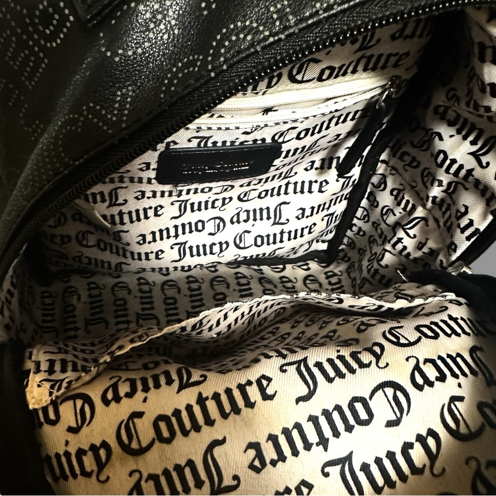 Juicy Couture Black Mini Logo Backpack - Picture 6 of 11